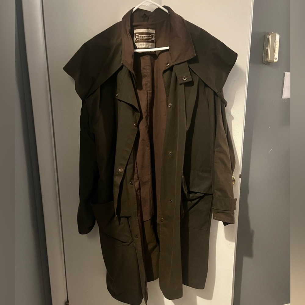 Driza-bone waxed cotton men’s short coat